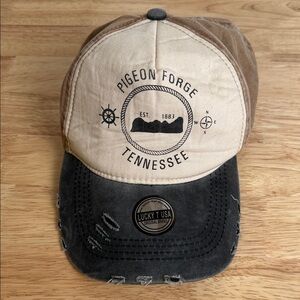Lucky 7 USA | Distressed Cap |  PIGEON FORGE
